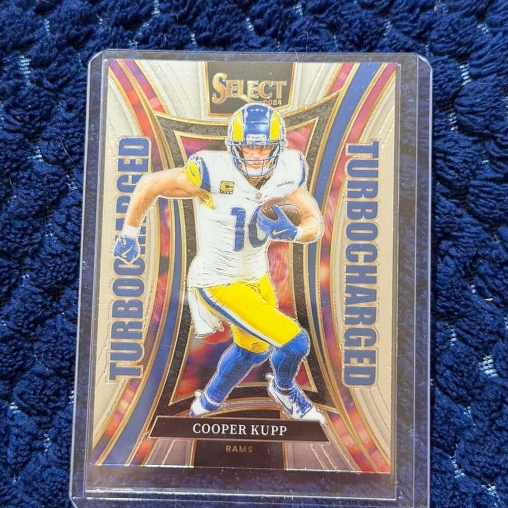 2024 Panini Select Cooper Kupp Turbocharged #20 Los Angeles Rams Football Card